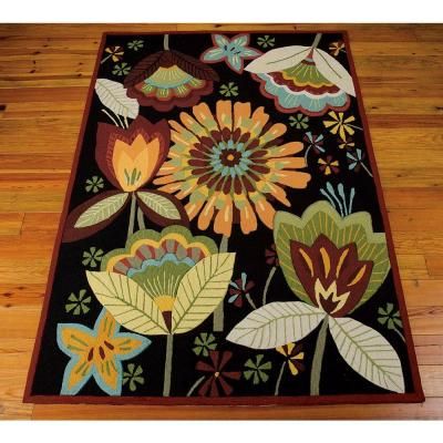Nourison Folk Flowers CLT0810125A Rug