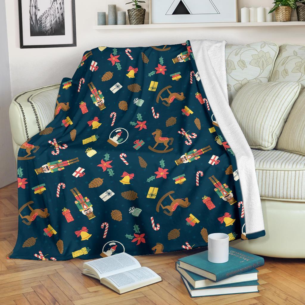 Nutcracker CL12100841MDF Sherpa Fleece Blanket