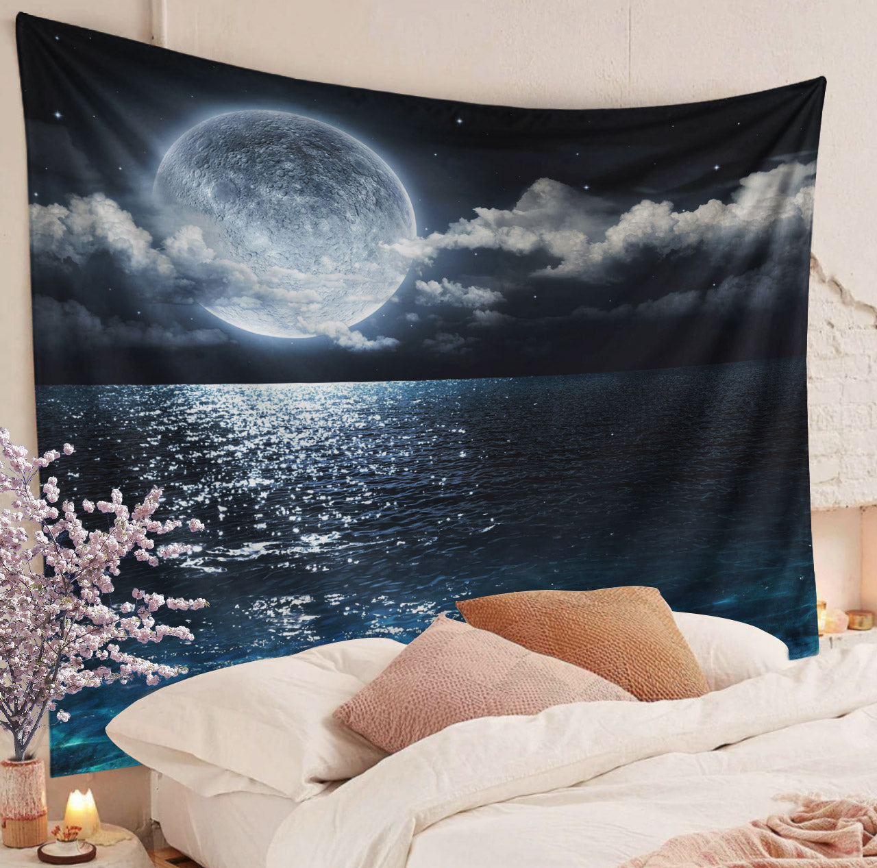 Ocean Moon CLP070825 Decorative Wall Hanging Tapestry