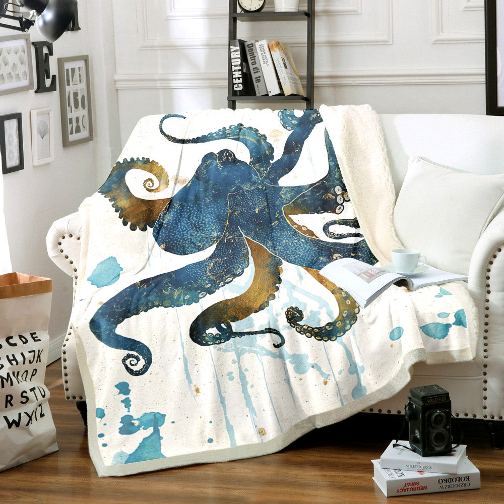 Octopus AA3110073TT Sherpa Fleece Blanket