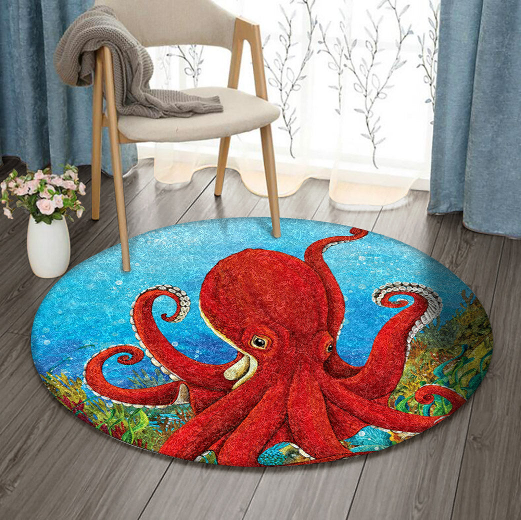 Octopus BL0310091RR Round Area Rug
