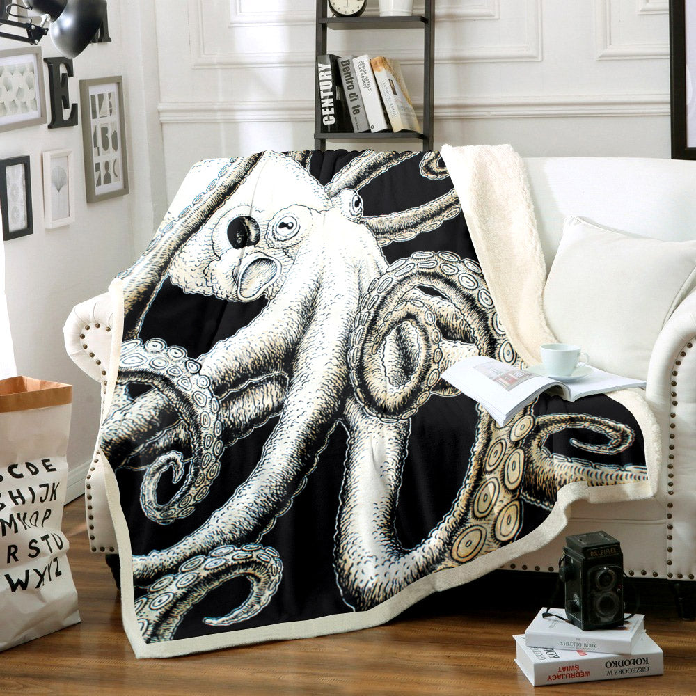 Octopus DT1910135TT Sherpa Fleece Blanket