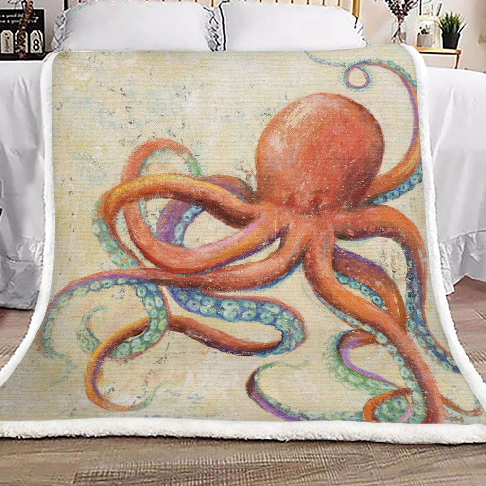Octopus NN1510129TT Sherpa Fleece Blanket