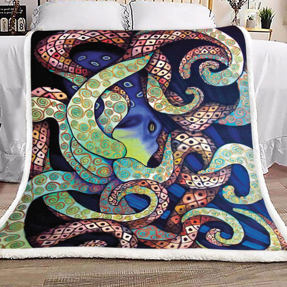 Octopus TT0510111TT Sherpa Fleece Blanket