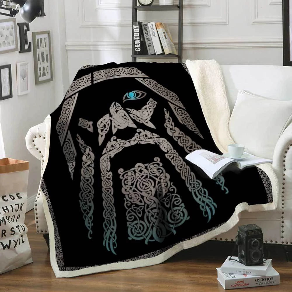 Odin Viking CL15100019MDF Sherpa Fleece Blanket