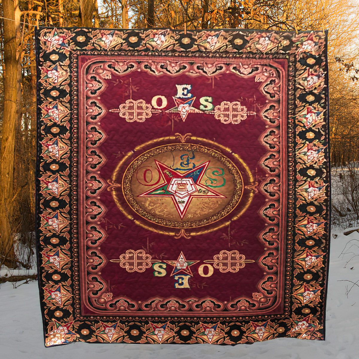 Order Of The Eastern Star CLA05122094Q Quilt Blanket