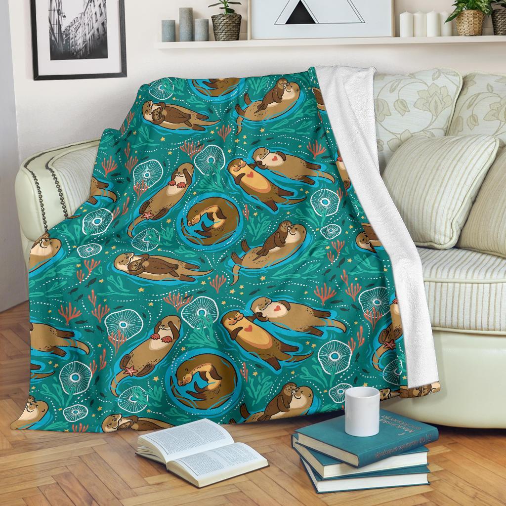 Otter CL12100861MDF Sherpa Fleece Blanket