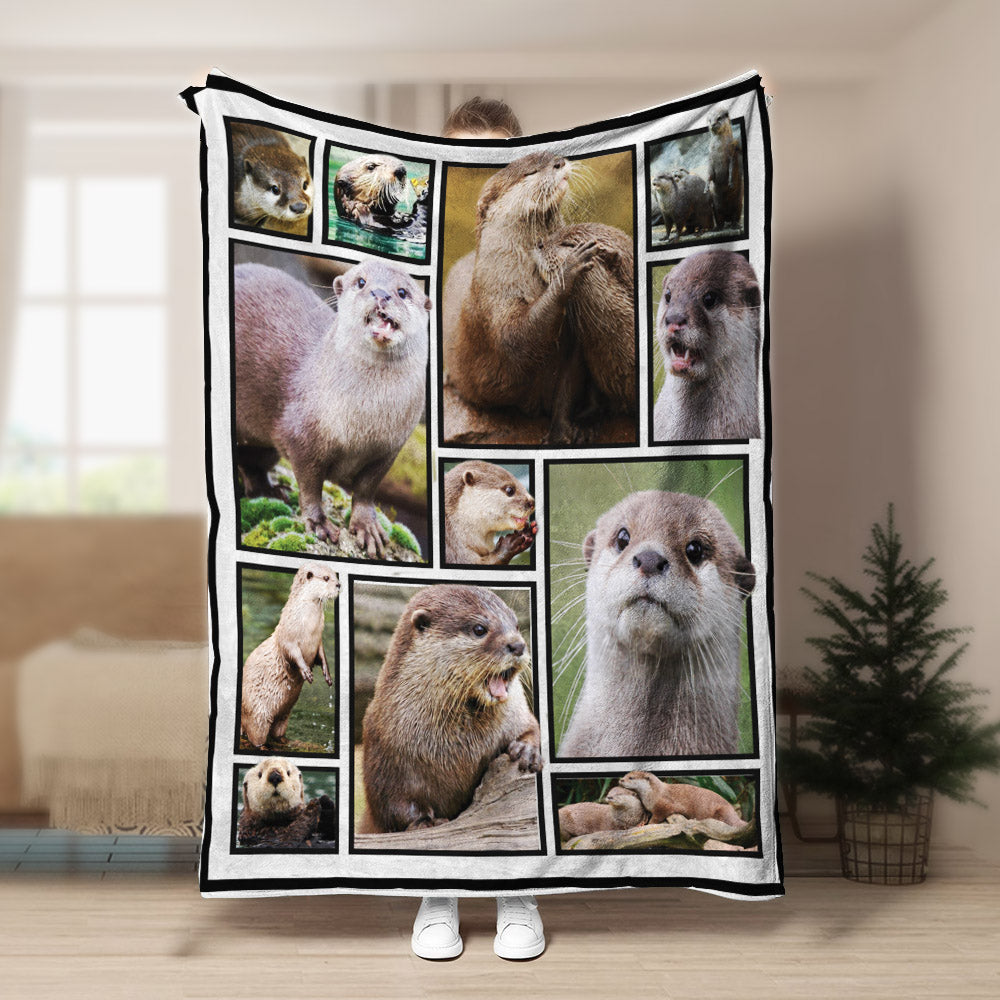 Otter CLA21100993F Sherpa Fleece Blanket