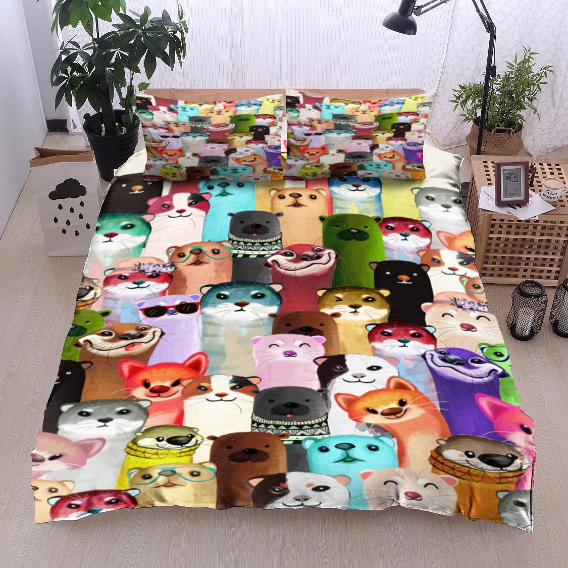 Otter Cute HN1611084B Bedding Sets