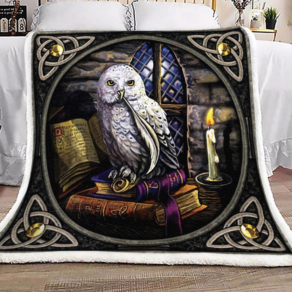 Owl AA1010118TT Sherpa Fleece Blanket