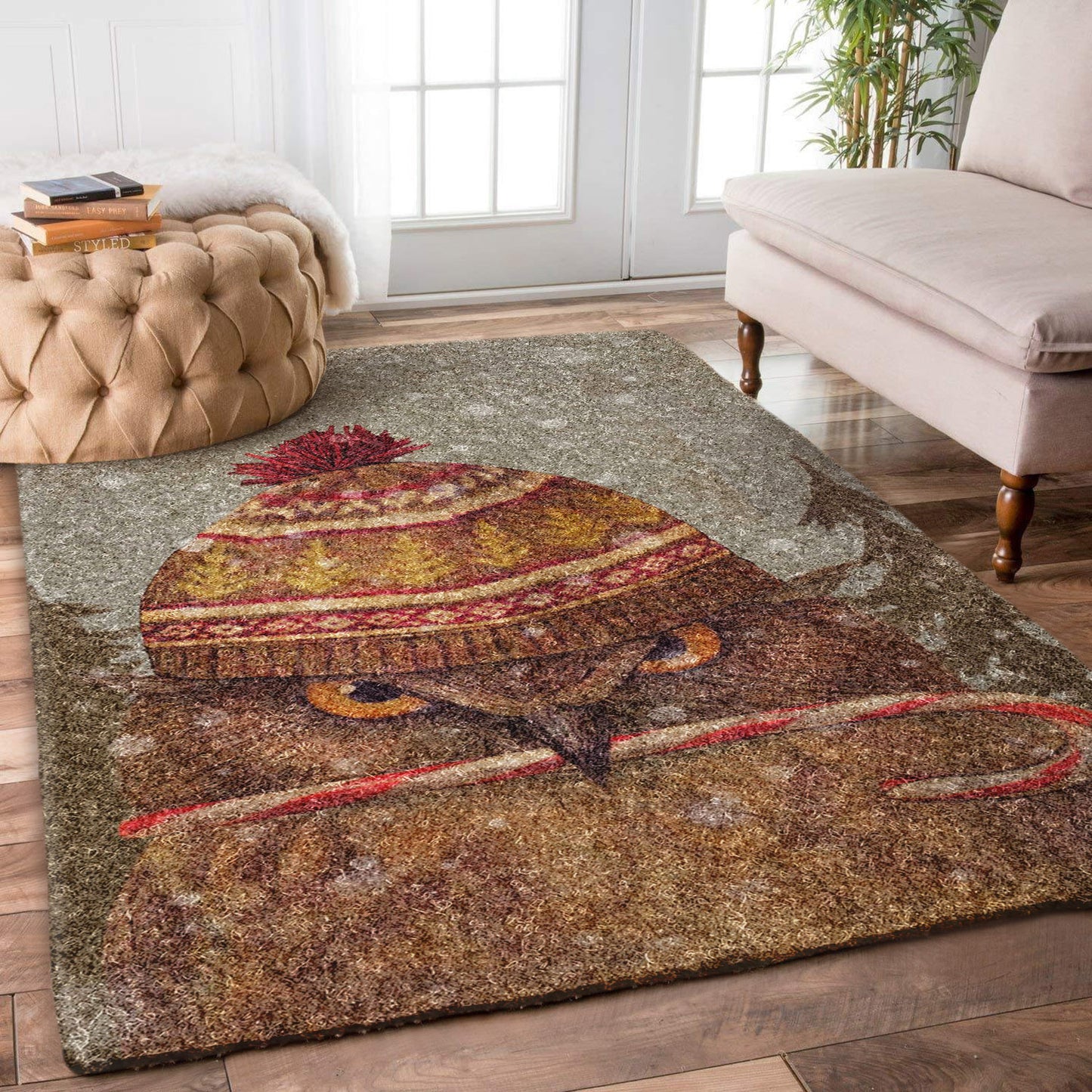 Owl Christmas HN1909151R Rug