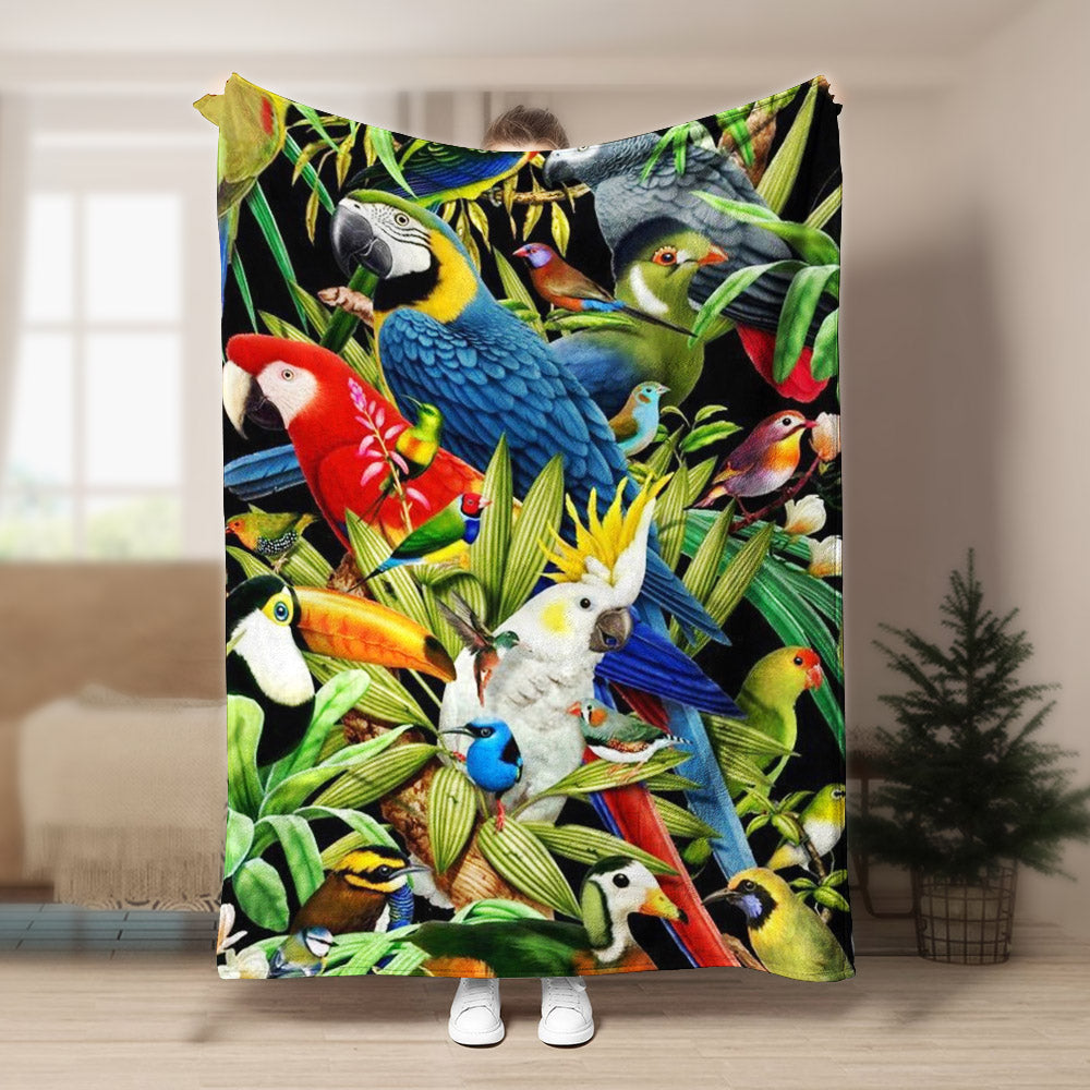 Parrot HN051067F Sherpa Fleece Blanket