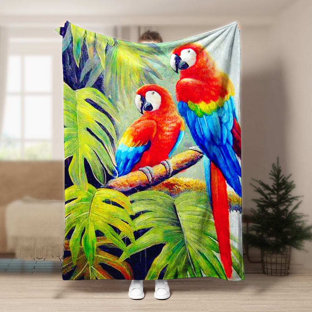 Parrot NT200832F Sherpa Fleece Blanket