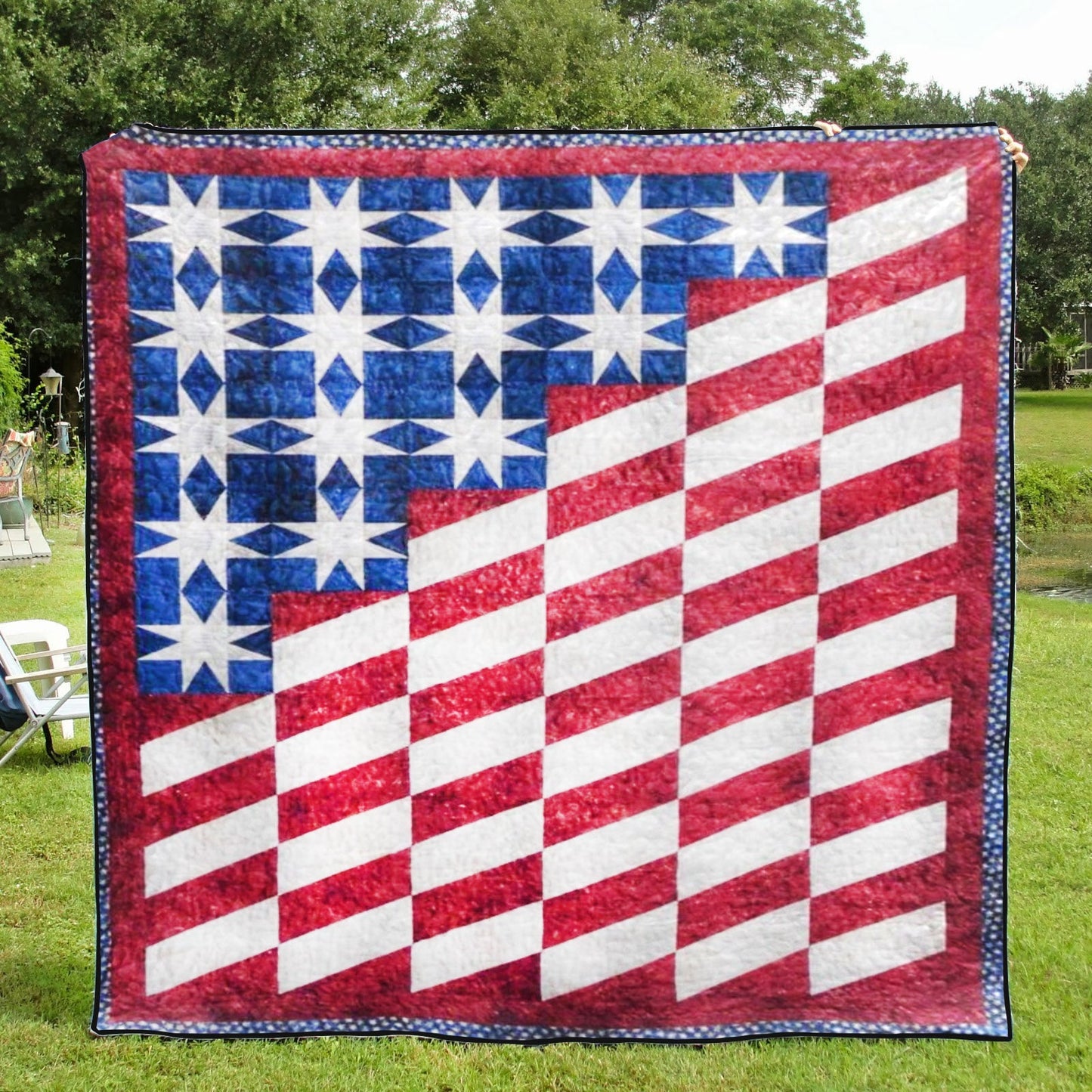 Patriotic CL16100410MDQ Quilt Blanket