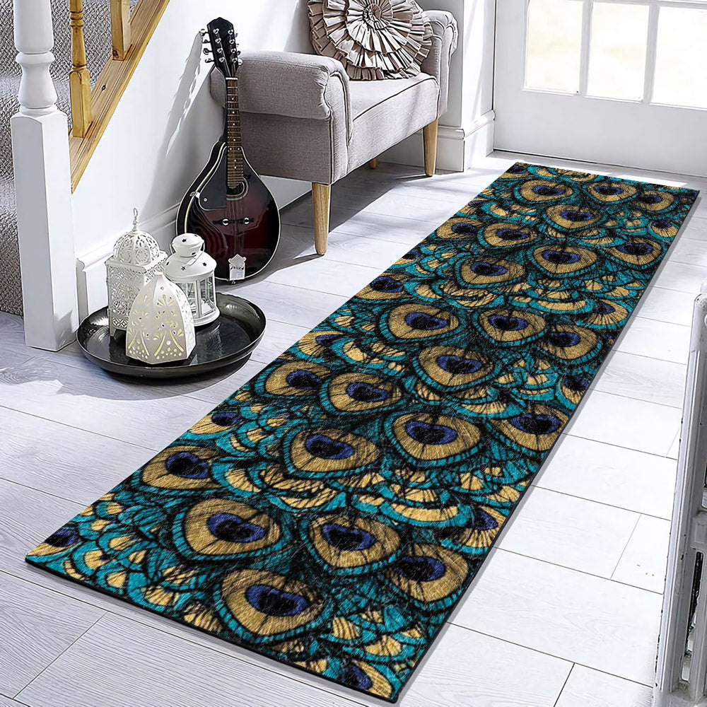 Peacock BL0111065RU Runner Rug