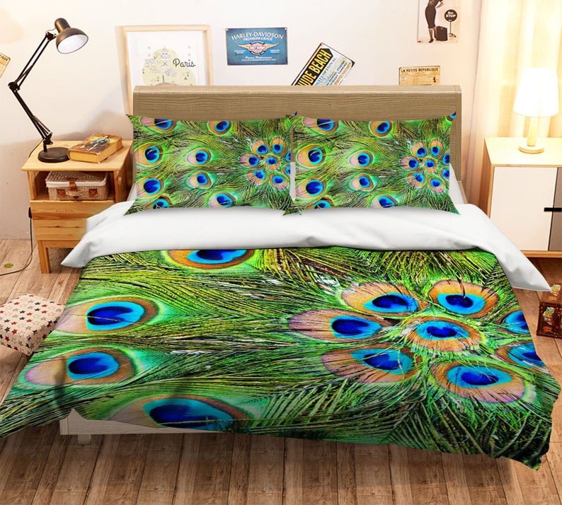 Peacock Feather CLA0310448B Bedding Sets