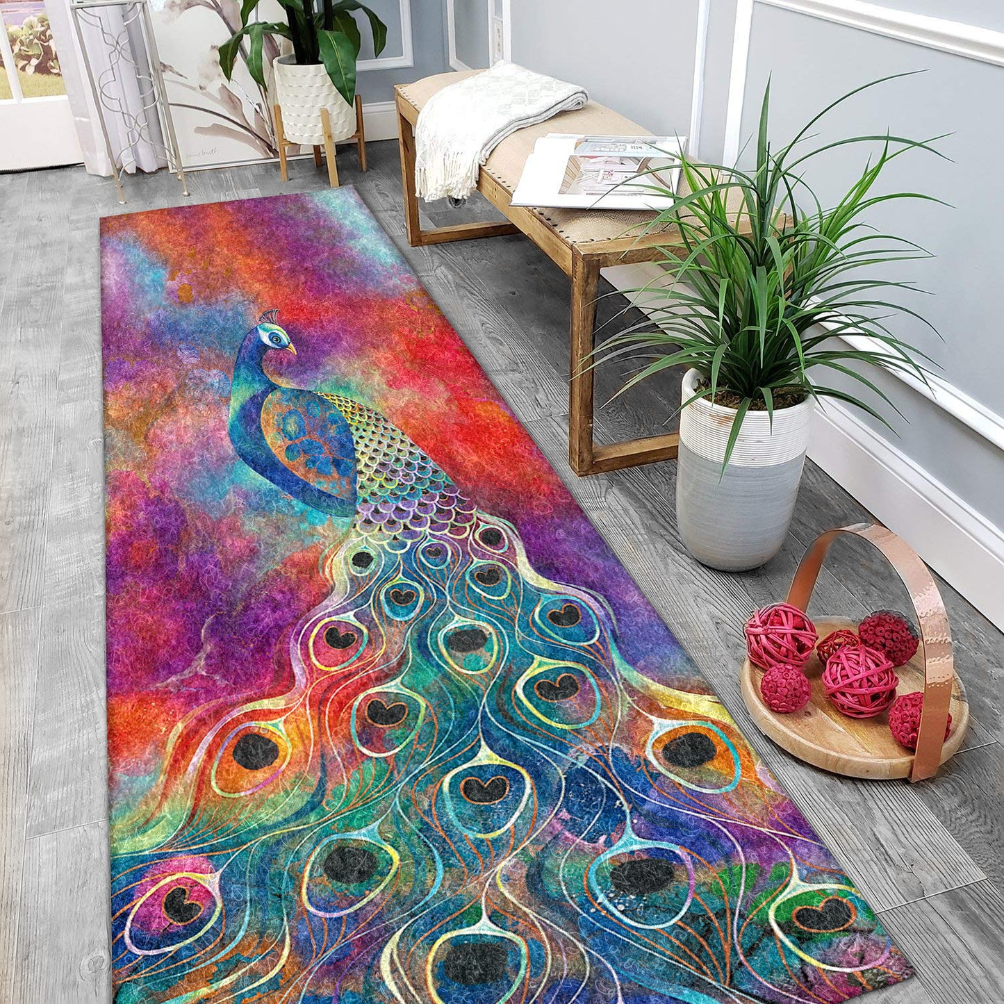 Peacock TN280922N Runner Rug