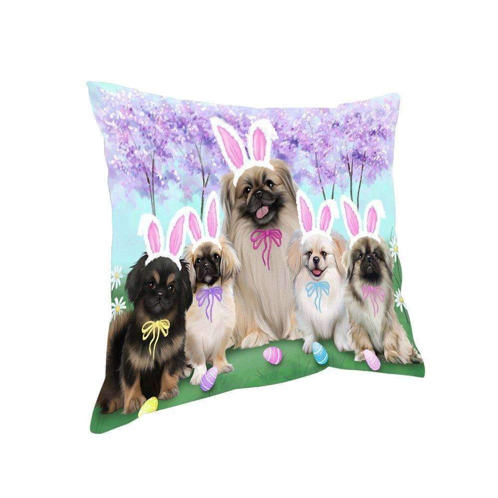 Pekingeses Dog Easter Holiday CL18112686MDP Throw Pillow Covers