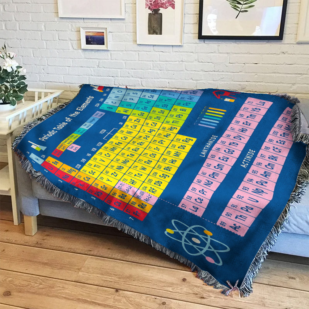 Periodic Table HN0110199S Throw Blankets For Sofa
