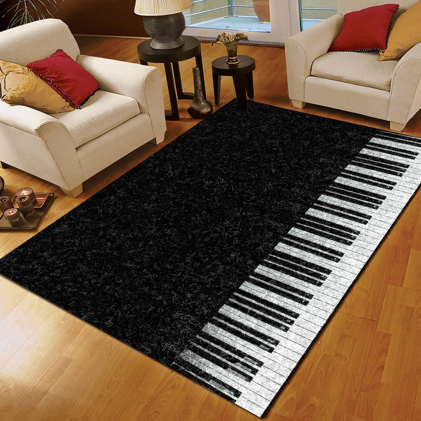 Piano Keyboard CLA1410187R Rug