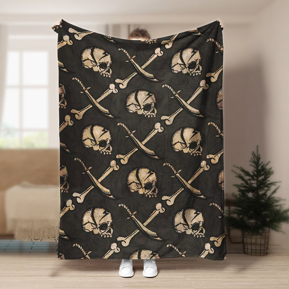 Pirate Pattern CLA15100780F Sherpa Fleece Blanket