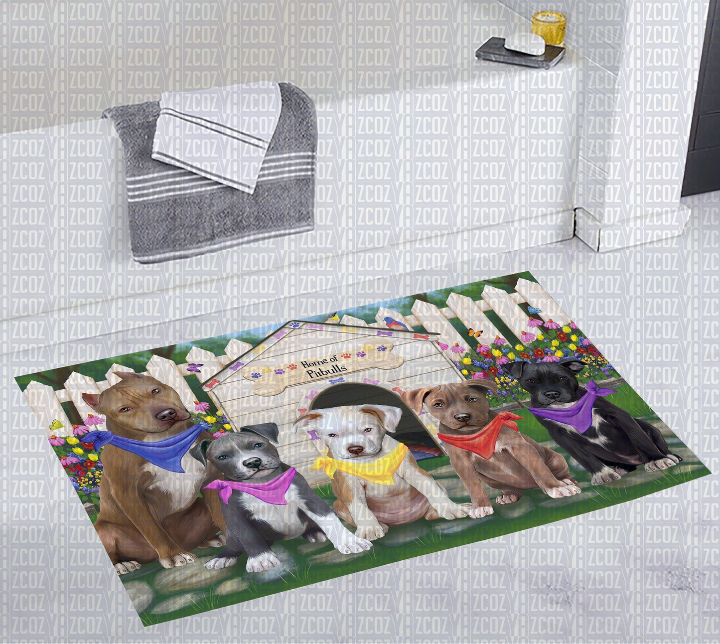Pitbull Spring Garden CL20111345MDD Non-slip Door mats
