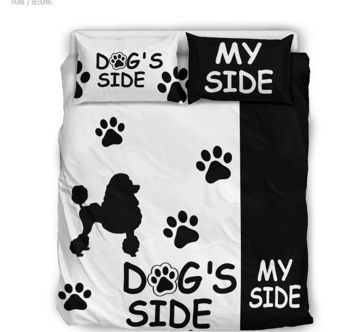 Poodle Dogs Side My Side CL11100202MDB Bedding Sets
