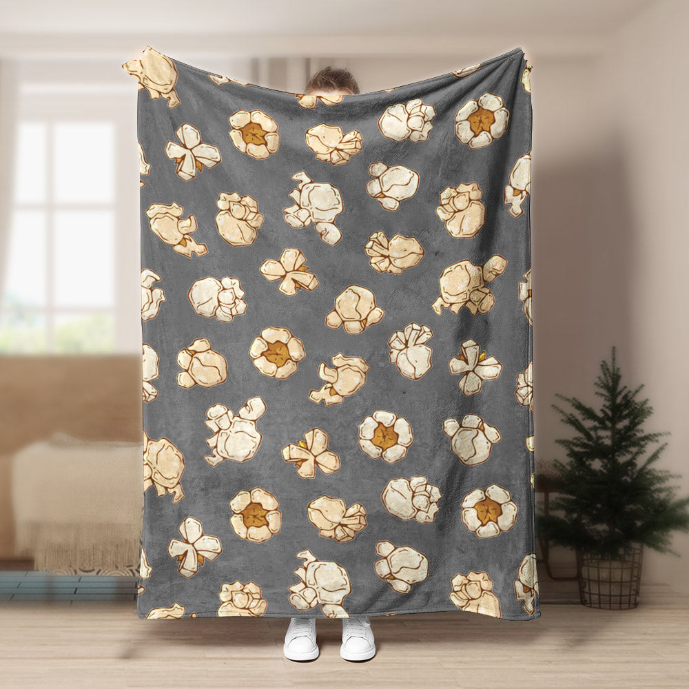 Popcorn Pattern CLA15100848F Sherpa Fleece Blanket