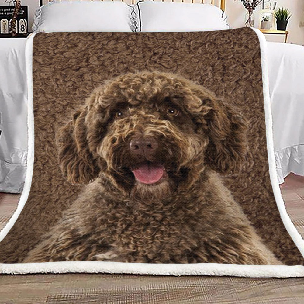Portuguese Water Dog HM3009106TT Sherpa Fleece Blanket