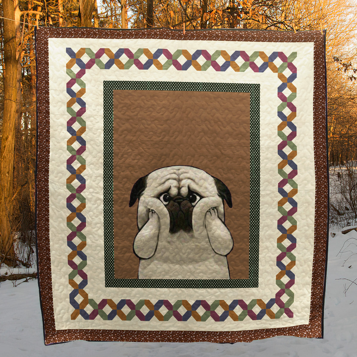 Pug TD2809737 Quilt Blanket