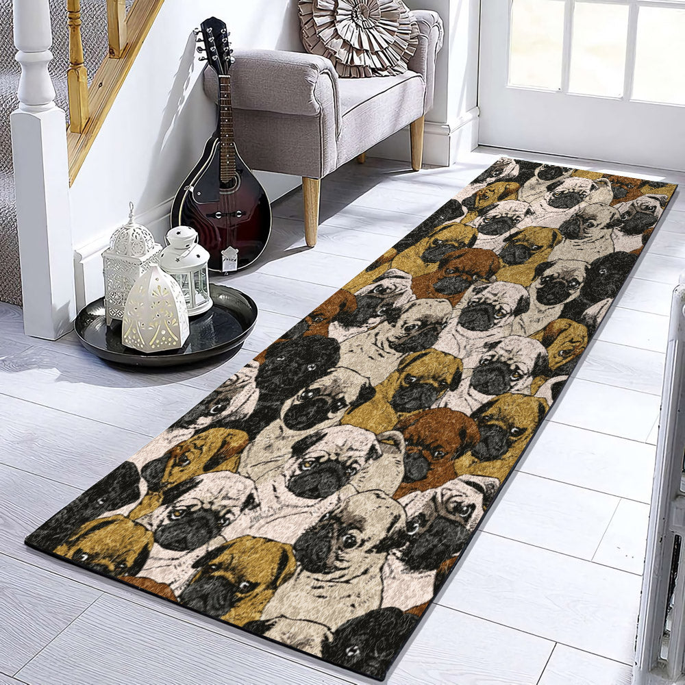 Pug BT190955R Runner Rug