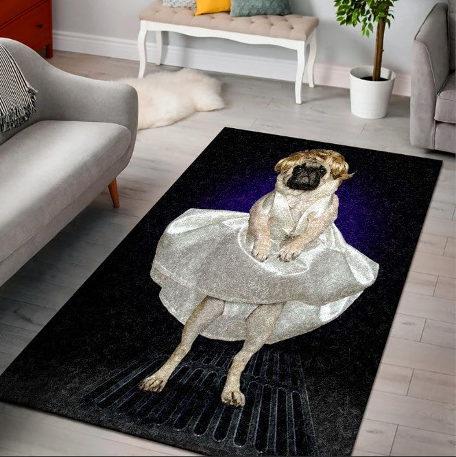 Pug Dress CLT071009A Rug