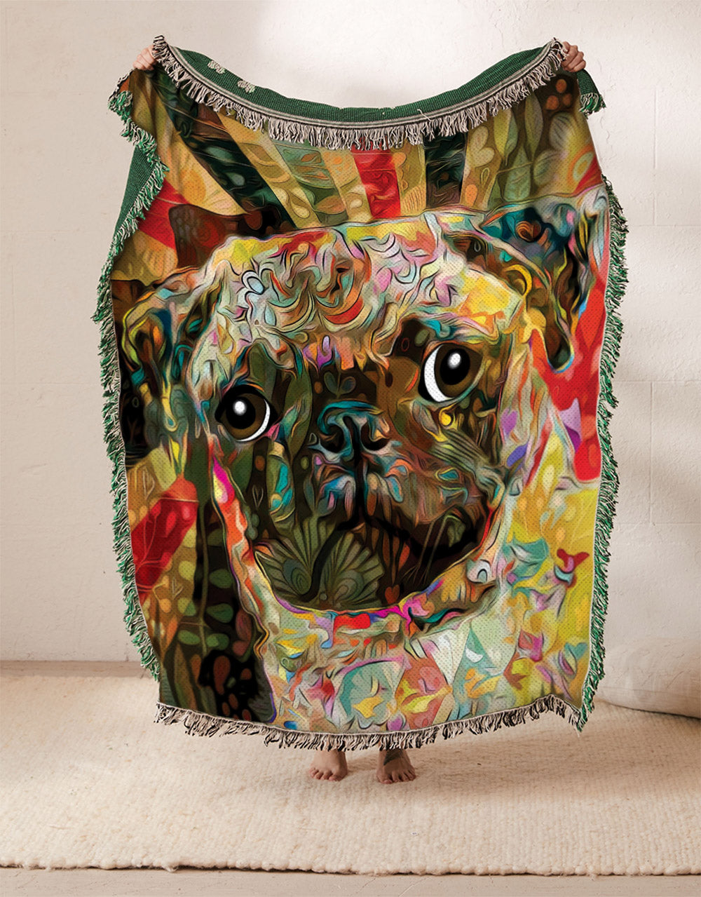 Pug ML0510228S Throw Blankets For Sofa