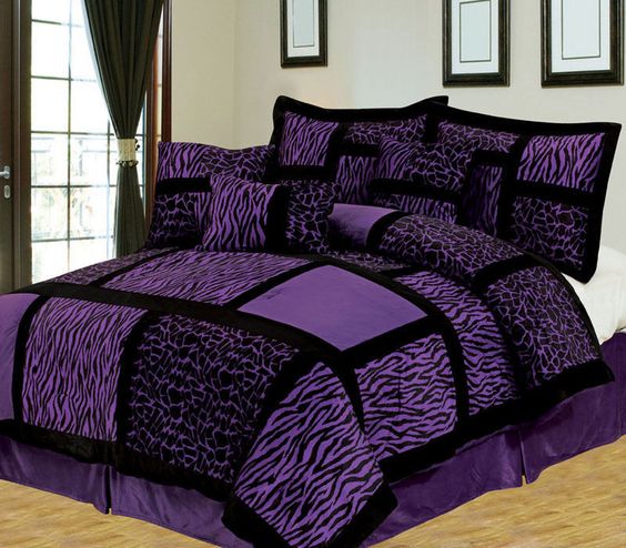 Purple Zebra CLA3009489B Bedding Sets