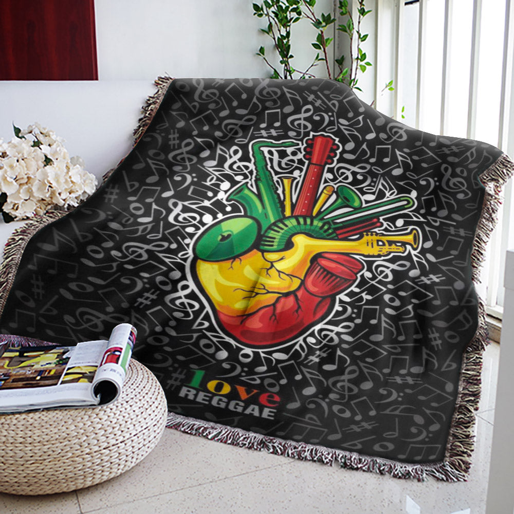 Rasta Reggae HM1610152S Throw Blankets For Sofa