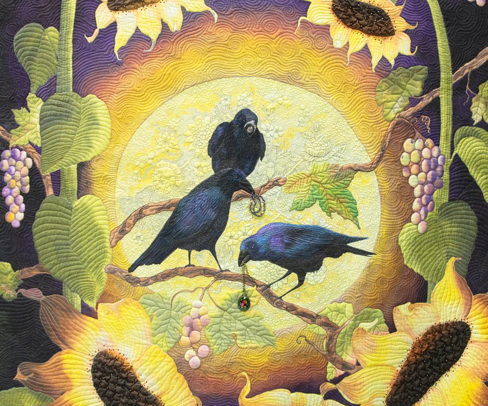 Raven And Sunflower CLM0511501 Quilt Blanket