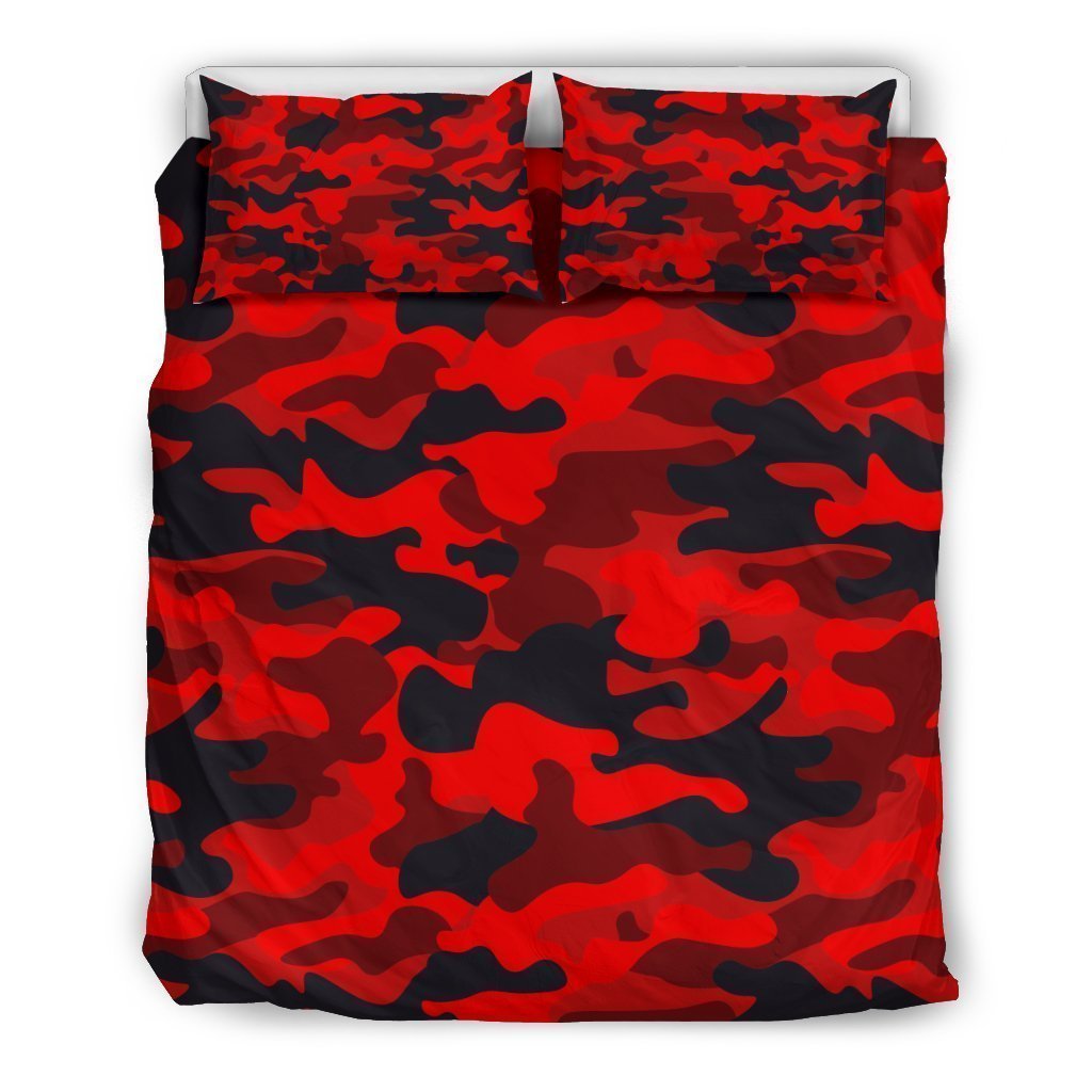 Red And Black Camouflage CL16100599MDB Bedding Sets
