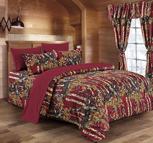 Red Camouflage CLM2810389B Bedding Sets
