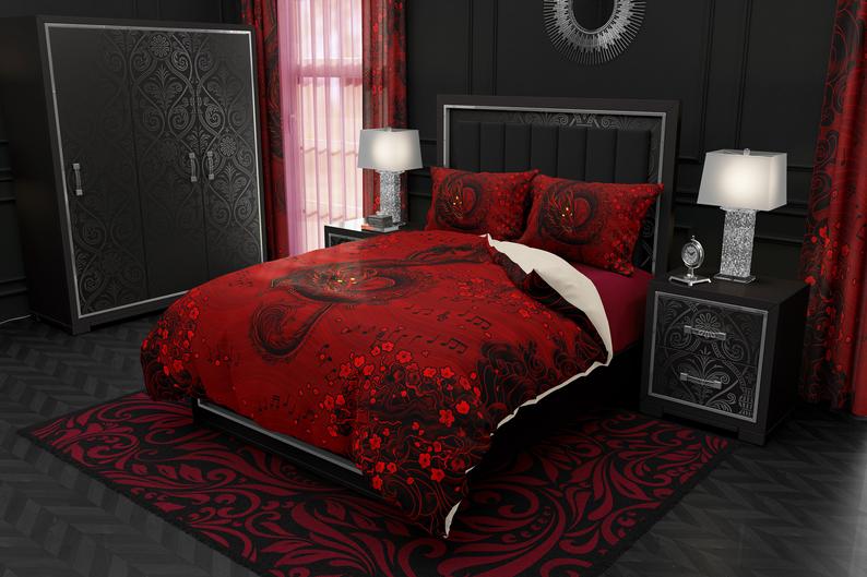 Red Dragon Music Note CLP0410134B Bedding Sets