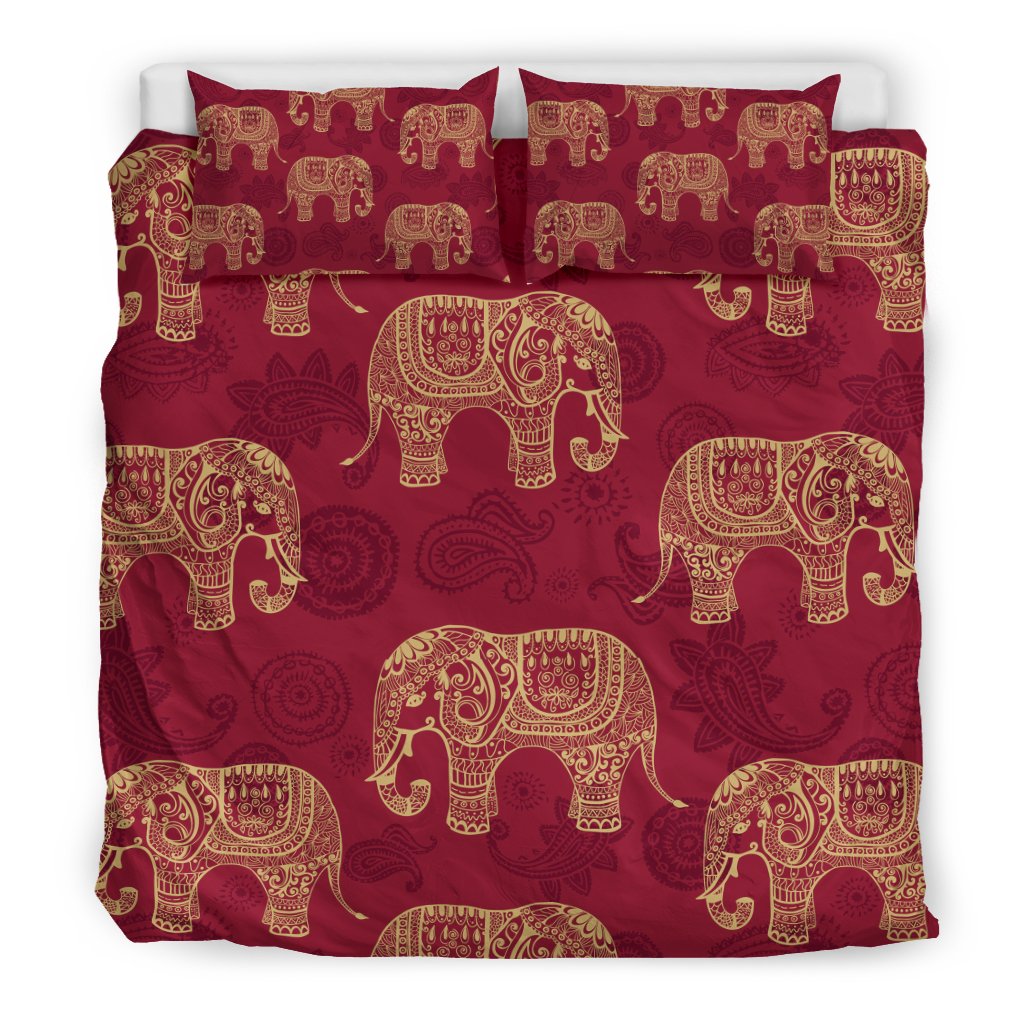 Red Mandala Elephant CL04100220MDB Bedding Sets