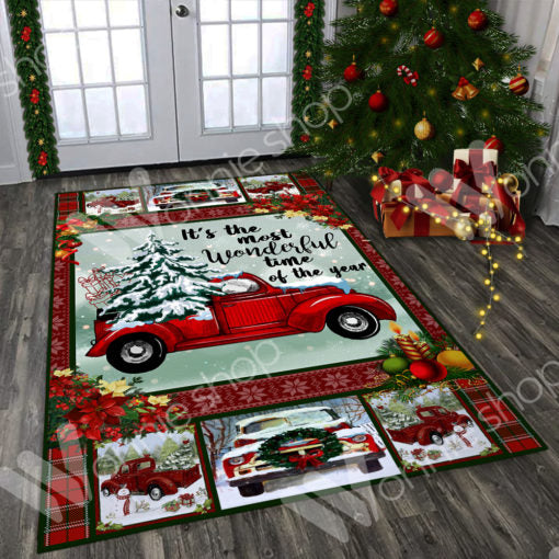 Red Truck Christmas CL14100081MDR Rug