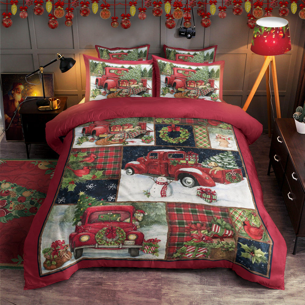 Red Truck Christmas HM0211066T Bedding Sets