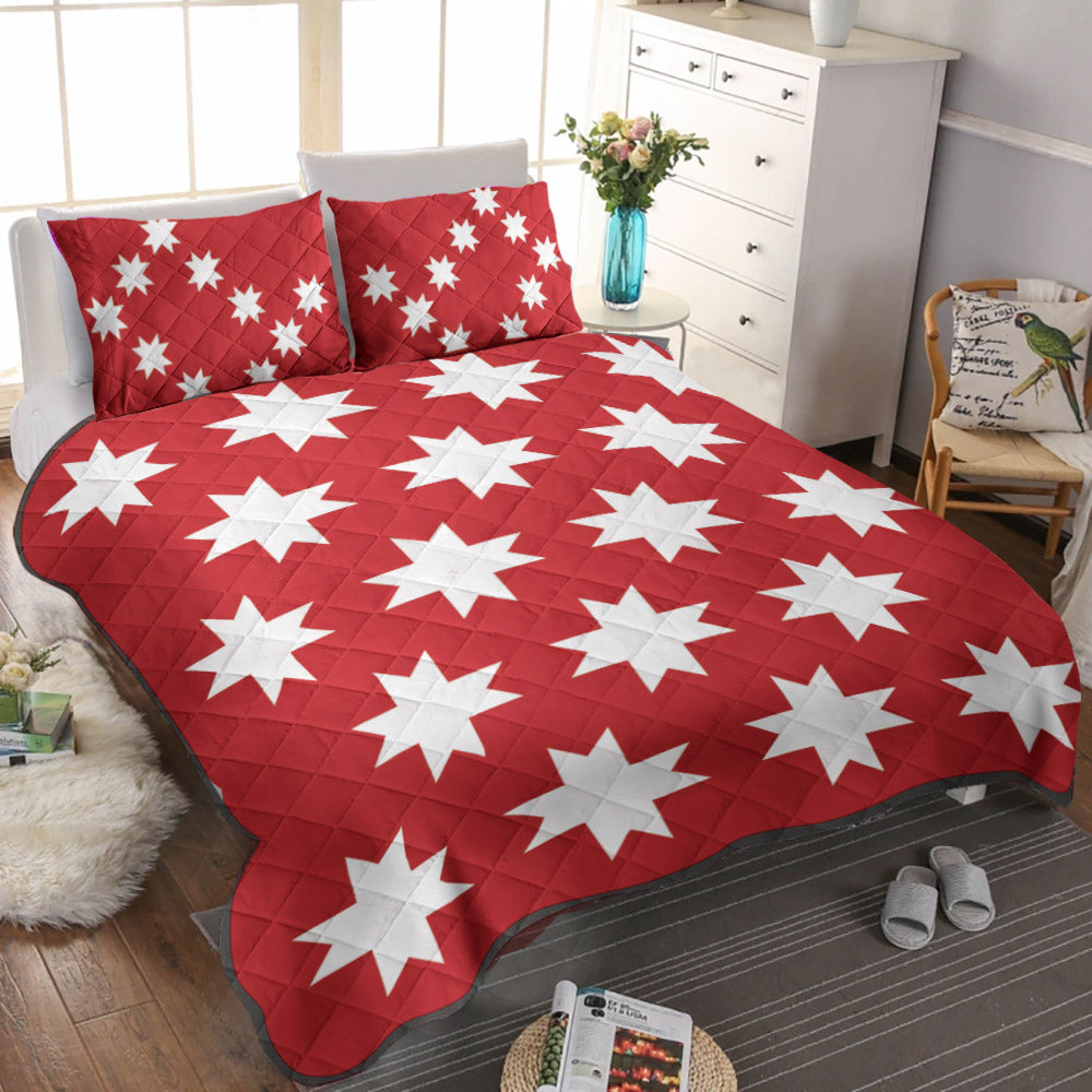 Reindeer Christmas CLP0810089B Quilt Bedding Set