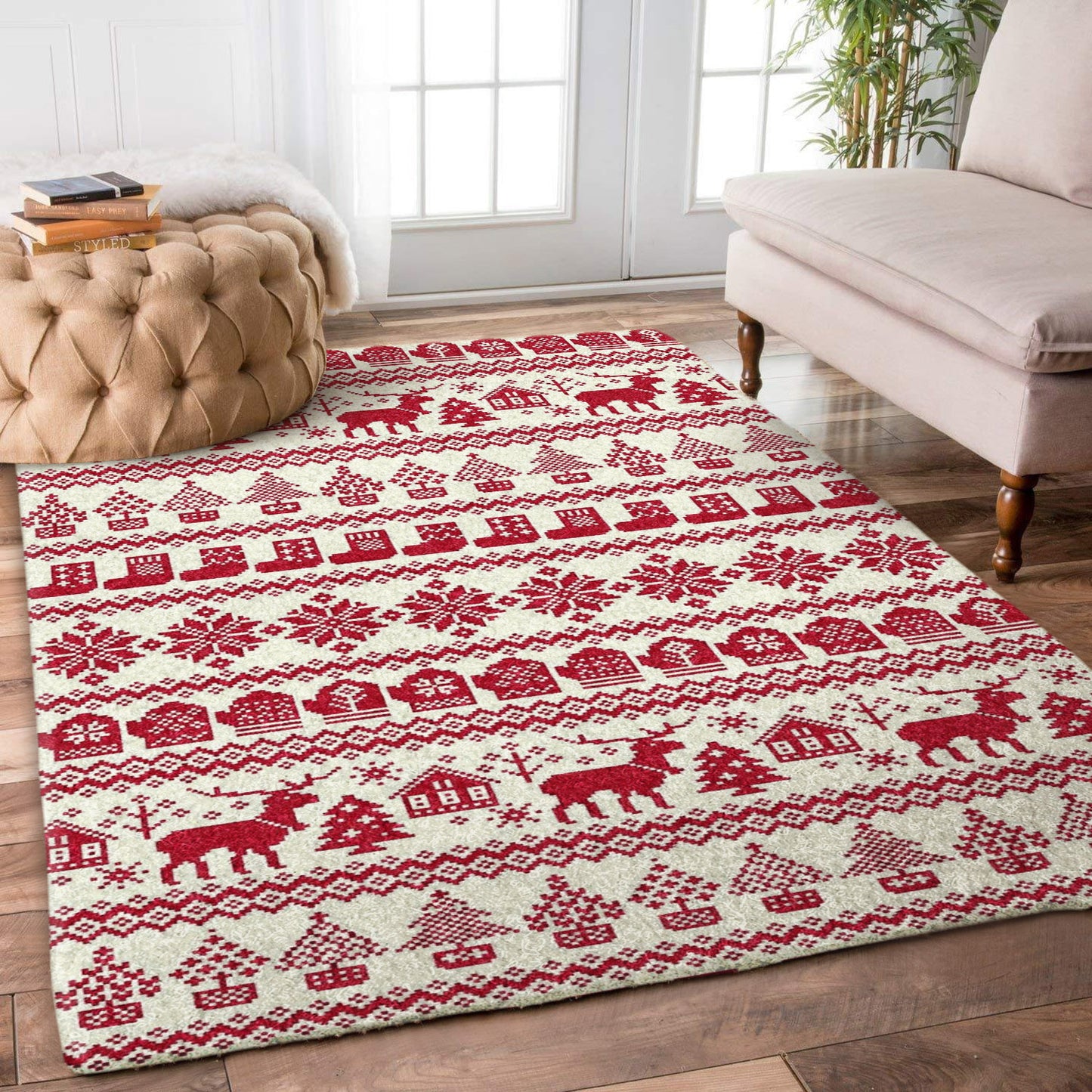 Reindeer Christmas HN1910194R Rug