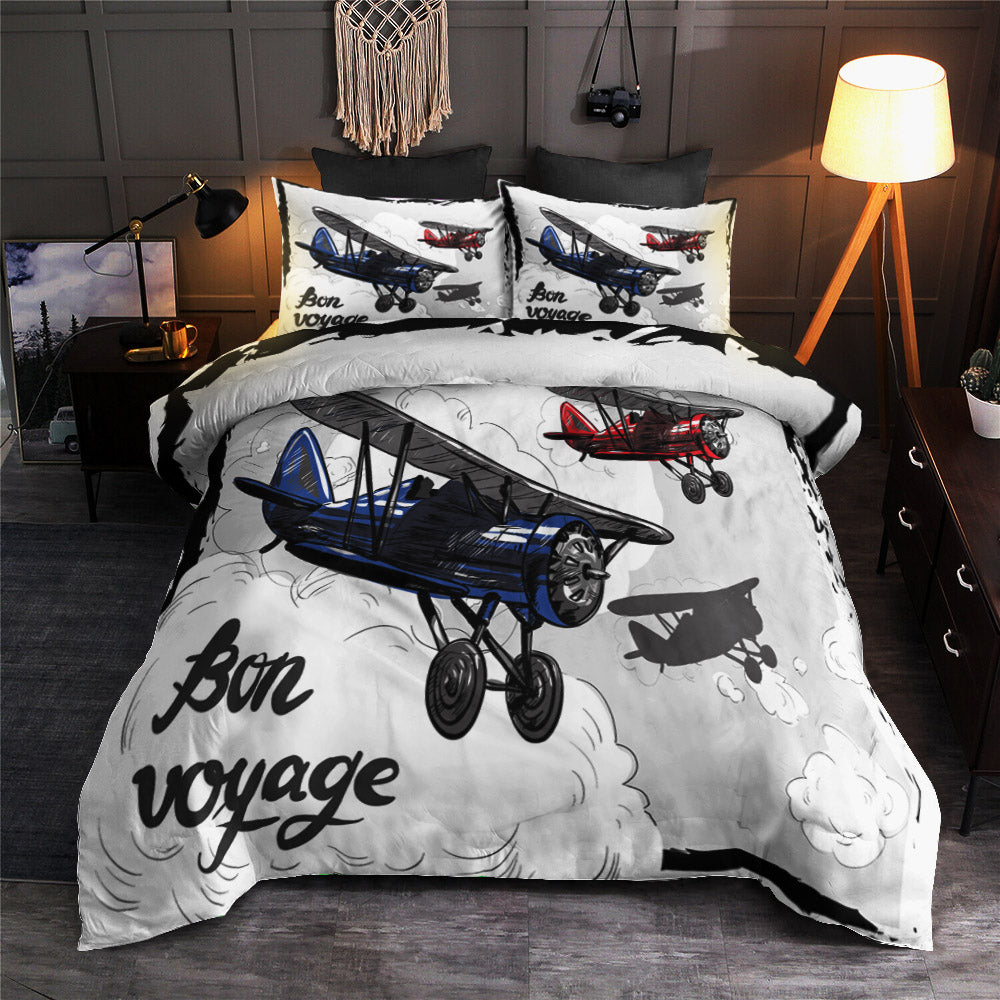 Retro Airplane CLA290845B Bedding Sets
