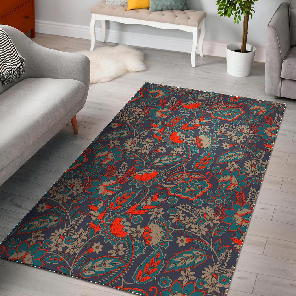Retro Vintage Bohemian Floral CL17100564MDR Rug