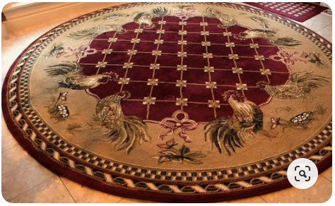 Rooster CLA1610126RR Round Area Rug