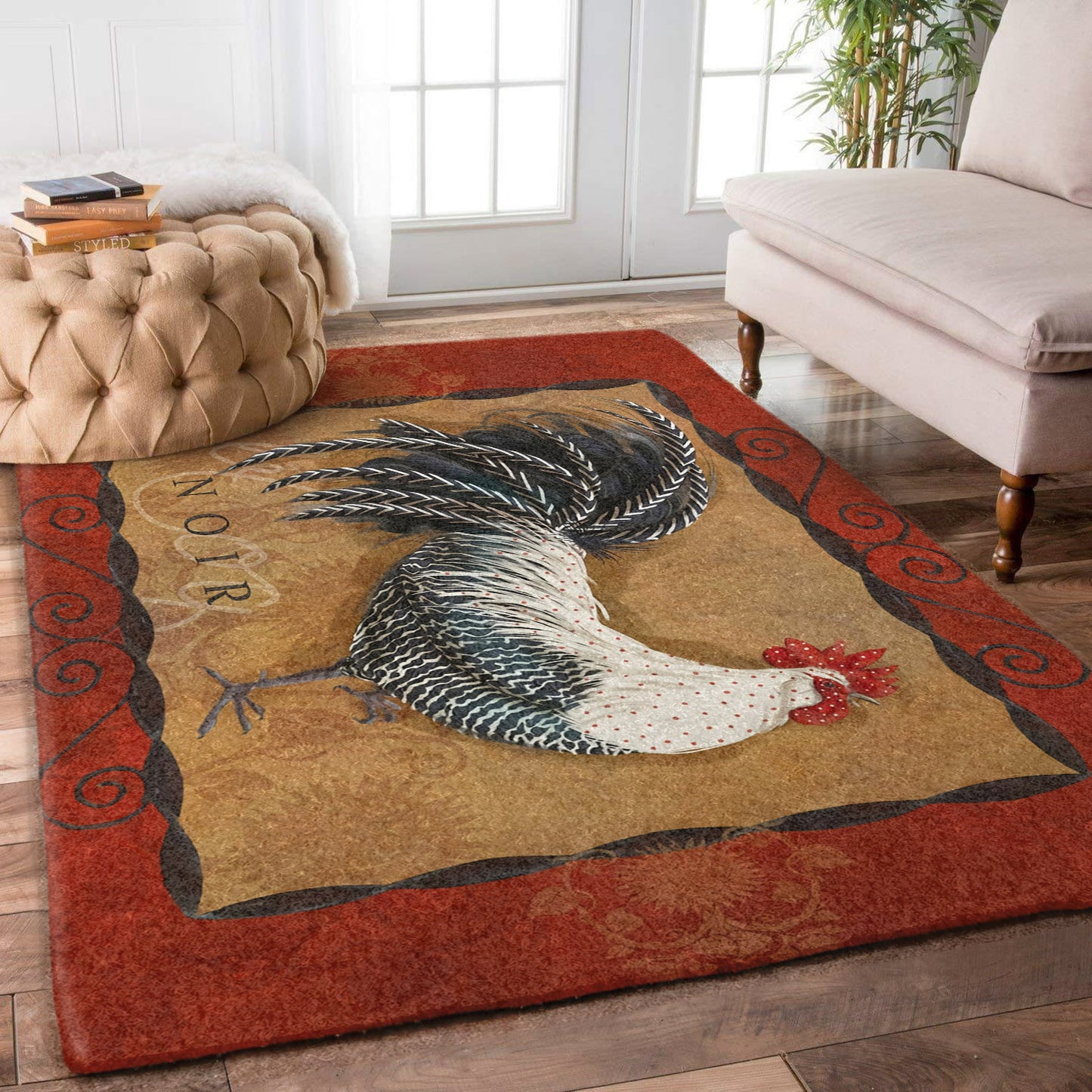 Rooster Noir TN1312143M Rug