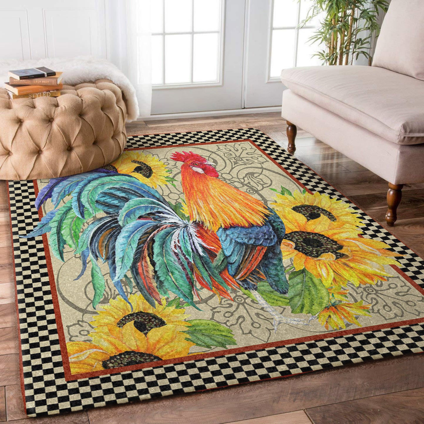 Rooster Sunflower HM1212159M Rug