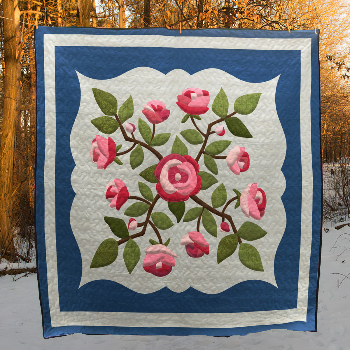 Rose CLM1111444 Quilt Blanket